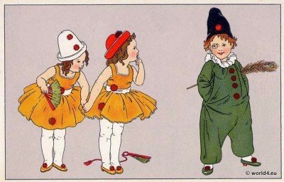 German child carnival costumes 1920th