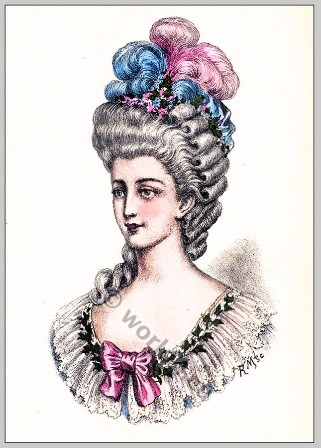 hair styles of the 18th century