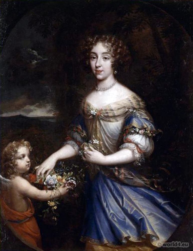 French Louis XIV Fashion. Louise FranÃ§oise de La Baume Le Blanc ...
