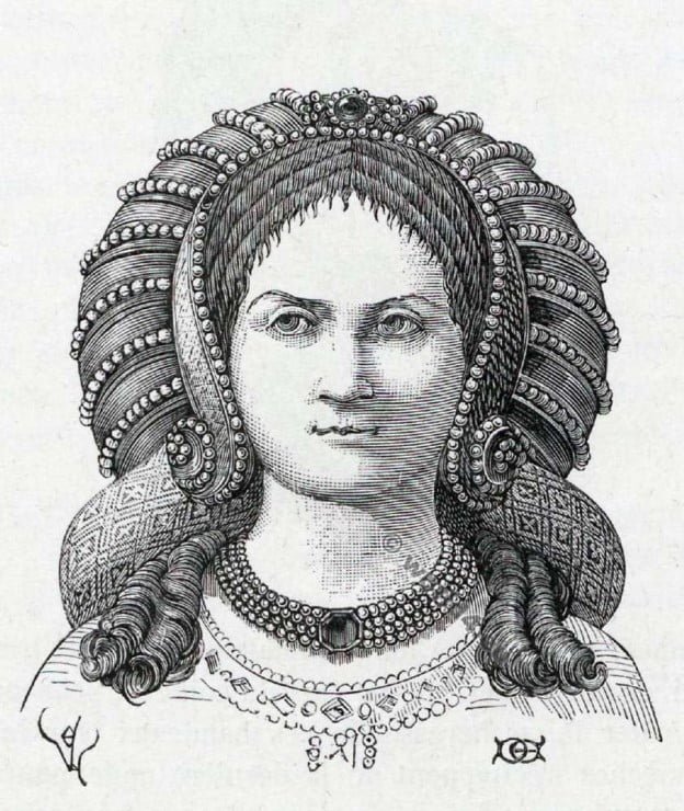 Headdresses 15th century. The Reticulated Headdress.