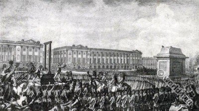 The Execution of Louis XVI. French Revolution. | Costume History