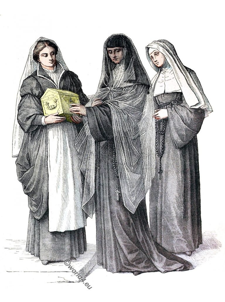 Types Of Nuns Habit Of Different Orders Ecclesiastical Monastic Orders