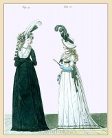 Mourning dresses. August 1794. Robes of black taffeta.