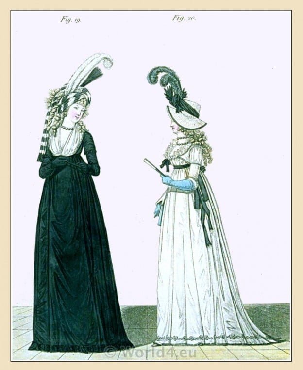 Regency, Georgian, fashion history, costume, Heideloff,