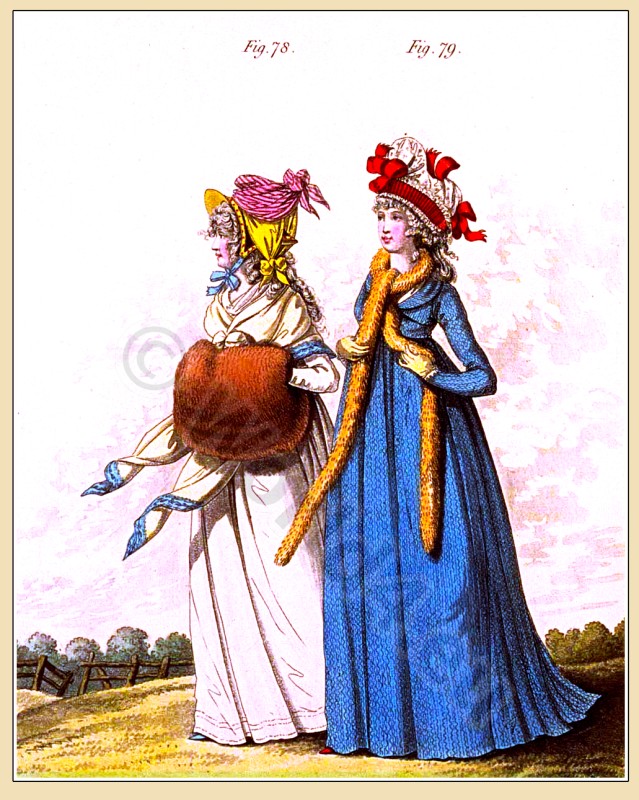 Princess, Gown, Heideloff, Austen, Regency, Neoclassical, Gallery, Fashion, Costumes, 