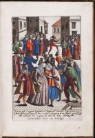Venetian women's and men's lives with the sermons' procession.