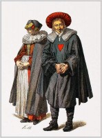 Jewish traditional clothing in Germany, 18th c.