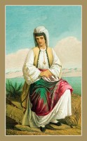 Montenegrin noble woman in 1870