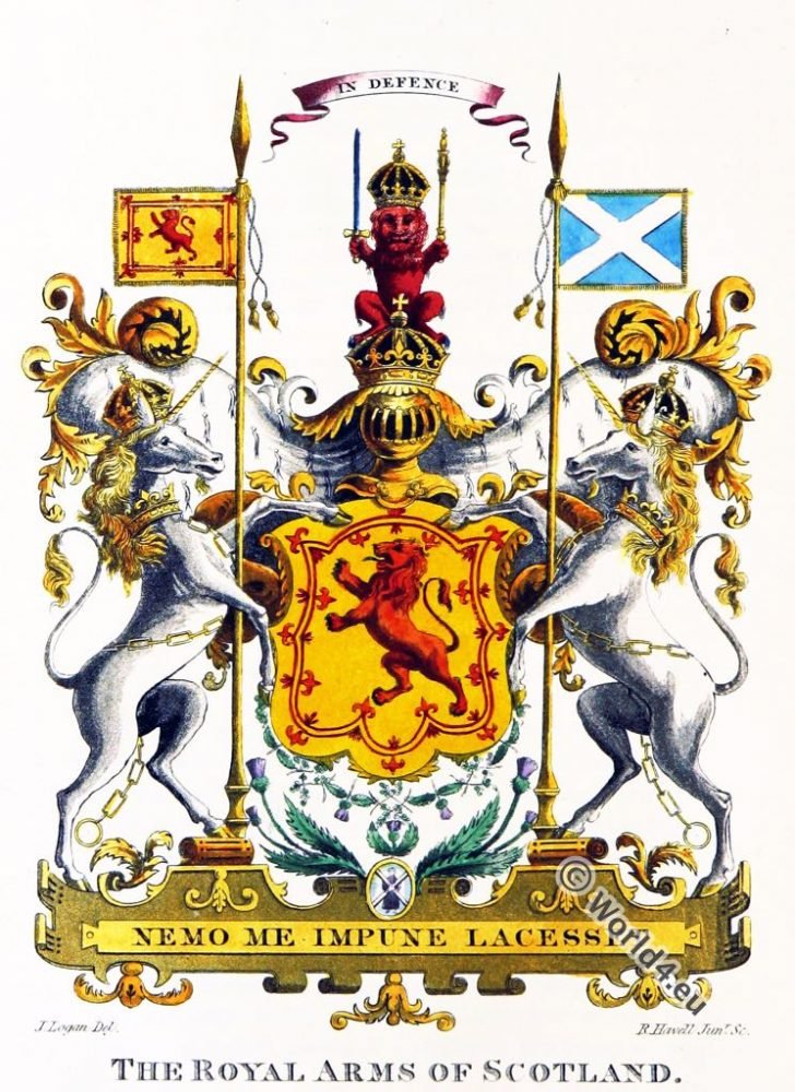 The Clans of the Scottish Highlands and their tartans.