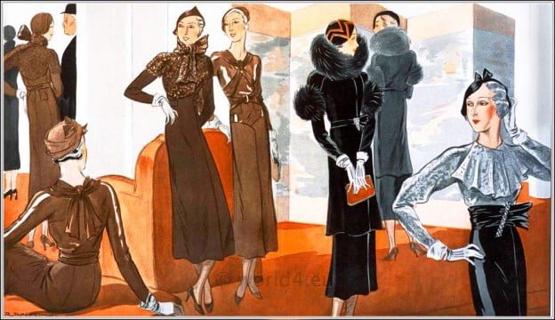 Parisian Chic, Haute couture, fashion, art deco, costumes,