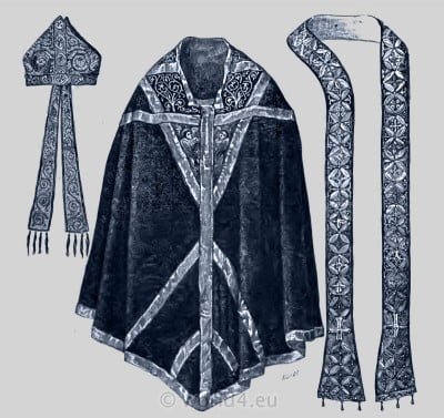 Archbishop, Becket, Canterbury, Ecclesiastical, Chasuble, Mitre, Stole, 
