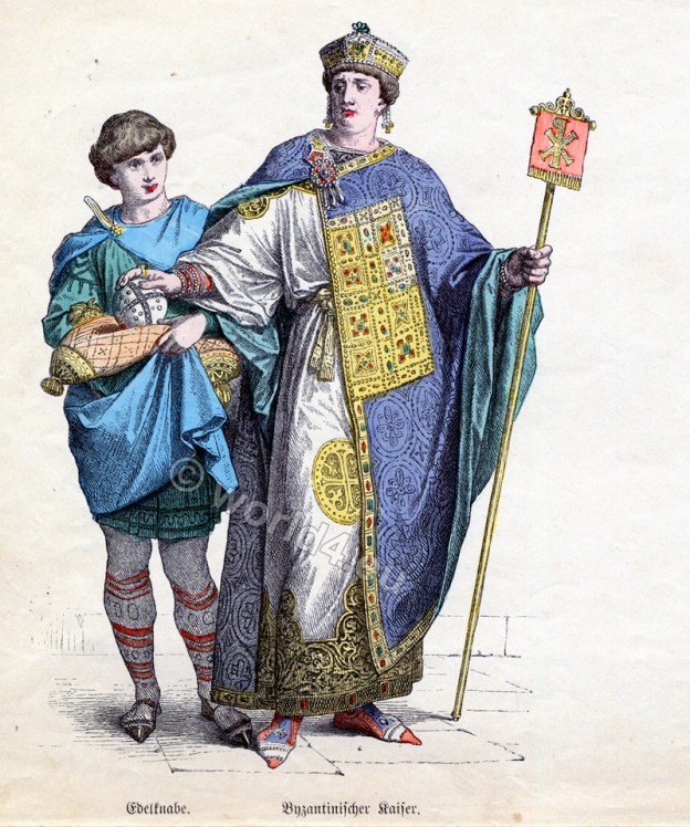 Byzantine, emperor, noble boy, costumes