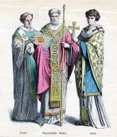 Byzantium Bishop, Deacon and Levite costumes.