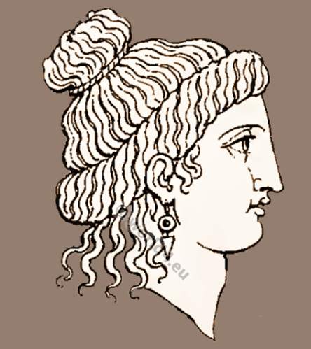 Ancient Greek headdresses, grecian hair styles and headdress. ancient greece clothing, greek costume