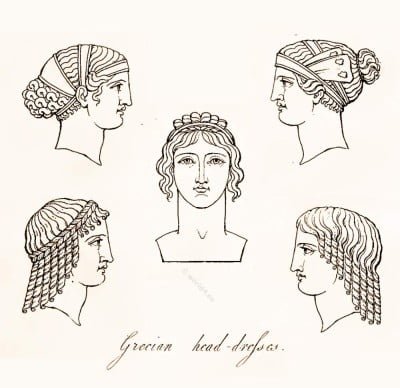 Ancient Greek Headdresses and Hairstyles.