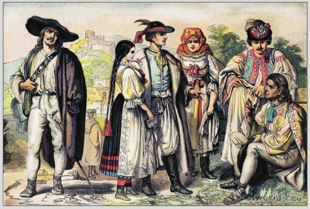 Transylvania, Romania, Costumes, clothing, traditional, Habsburg monarchy
