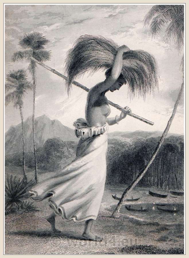 Ceylon. A Female Peasant, 18th century.