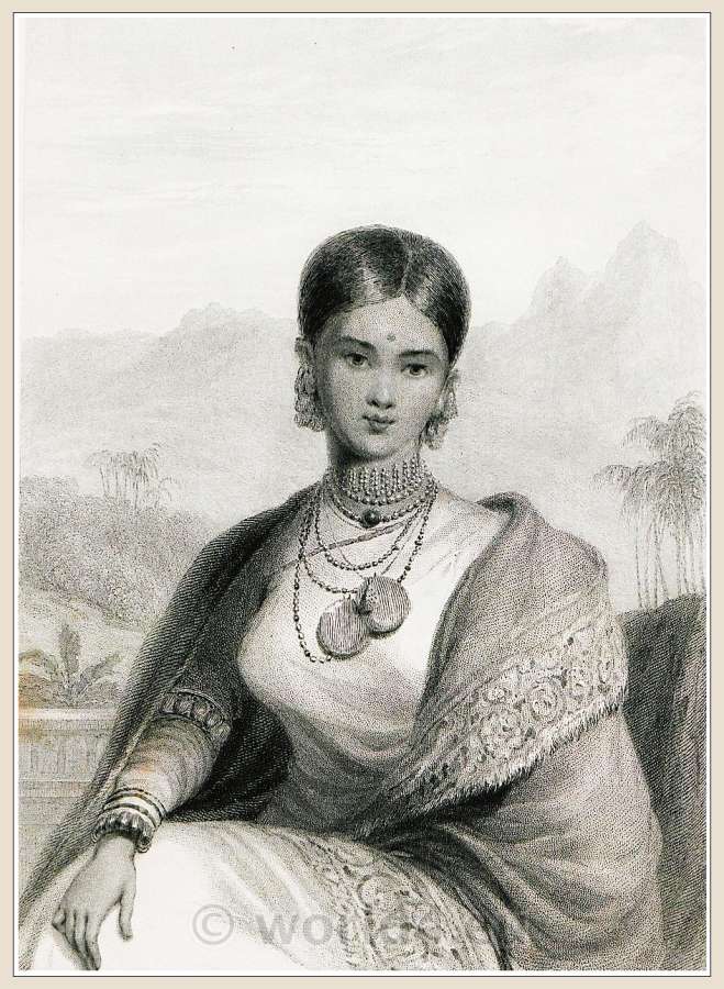Sinhalese, Queen, Kandy, Sri Lanka, Sari,