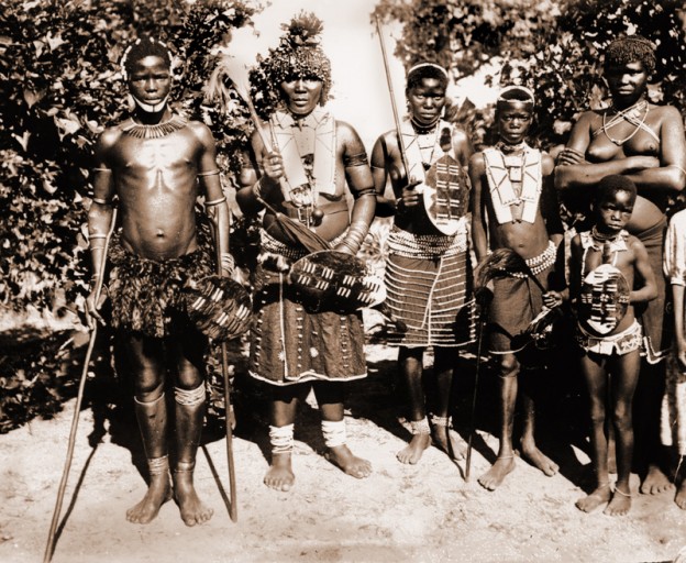 Traditional African tribes dresses