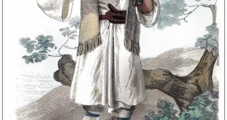 Traditional Greek folk clothing. Greek national costume