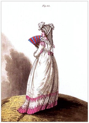 Regency Ranelagh Gardens. Georgian fashion. Jane Austen style. Regency costumes. 