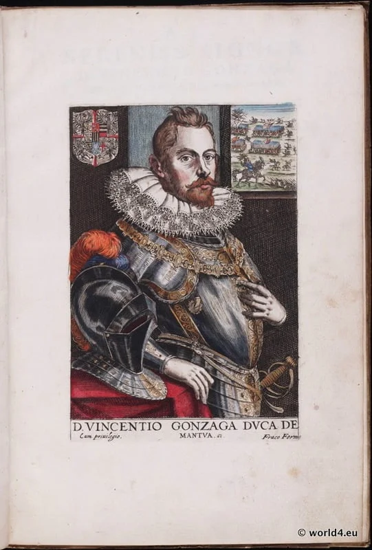 Vincentio Gonzaga, Venetian renaissance, costumes, nobility
