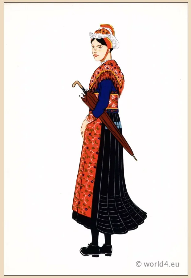 Saint-Sorlin-d'Arves, Savoy, traditional, French, France, national, costumes,