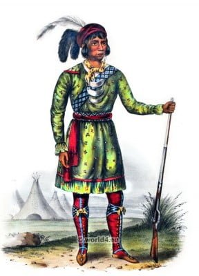 Osceola, a Seminole Leader, son of a Creek chief.