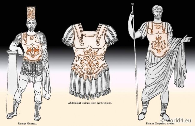 The Ancient Roman costume history B.C. 53 to A.D. 450.