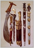 Malay Kris. Polygar`s Knife. Abbotsford Swords and dagger.