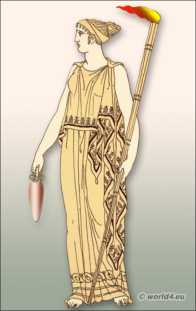 demeter greek goddess costume