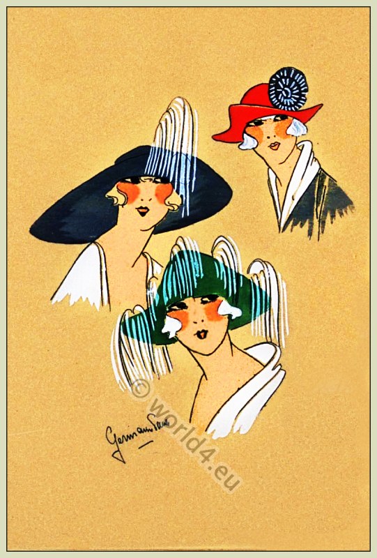 Aristocratie. Les Chapeaux du Très Parisien, 1922.