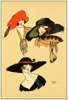 Grace Moderne. Les Chapeaux du Très Parisien 1922.
