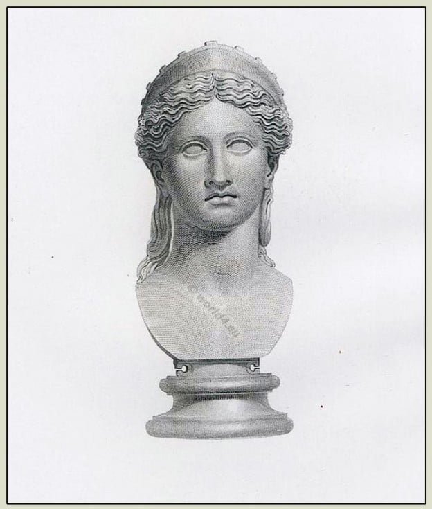 Juno, Roman, Headdress, diadem, Goddess, ancient, Marbles, British Museum,