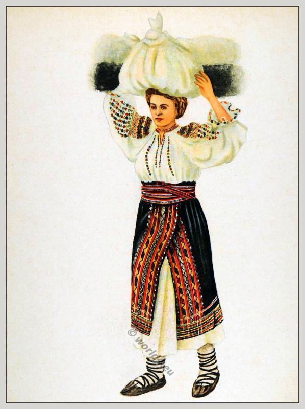Ciuc, Peasant, Tărancă, Folk, Costume, Transylvania, Romania, Cantemir,