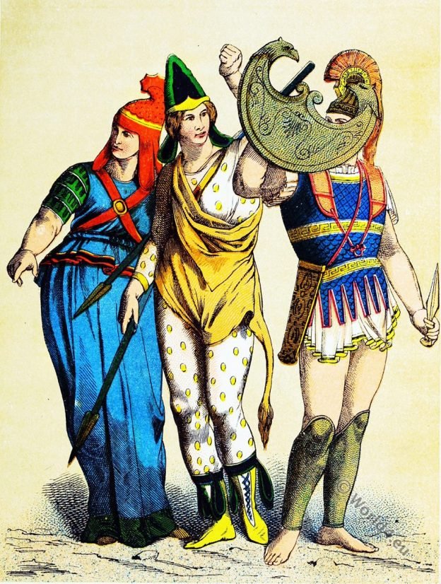 The Amazons. Female daring fighters and equestrian warriors.