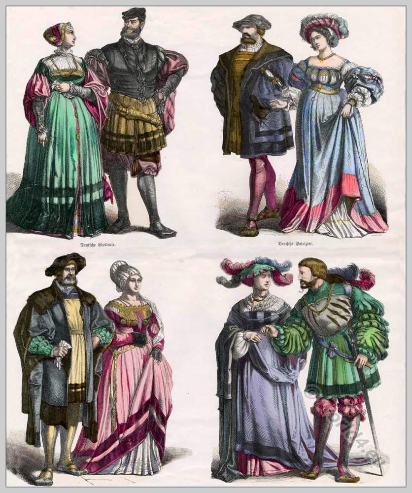 16th century German renaissance costumes.