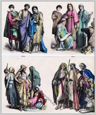 Christians, Arabs, clothing, costume history