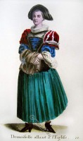 Switzerland bridesmaid 17th century.