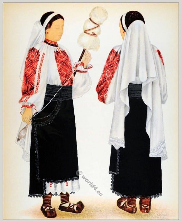Lunca, Cernii, Jos, Hunedoara, Romanian, Transylvania, Peasant, Folk, Costume, Cantemir, Lelsdorf,