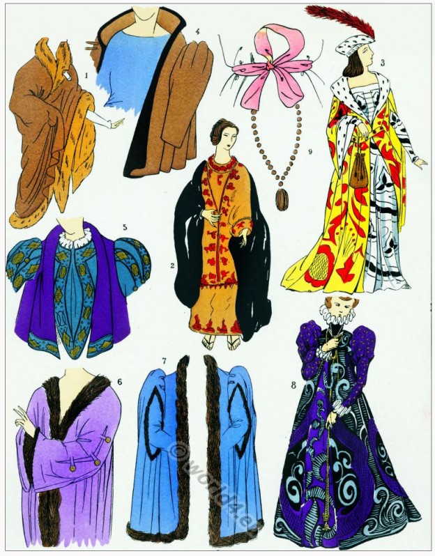 capuchins, Coiffes, Modes, Renaissance, Costume, Féminin Français,