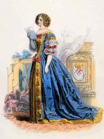 Ms. de la Valliere. French Baroque Costume Louis XIV