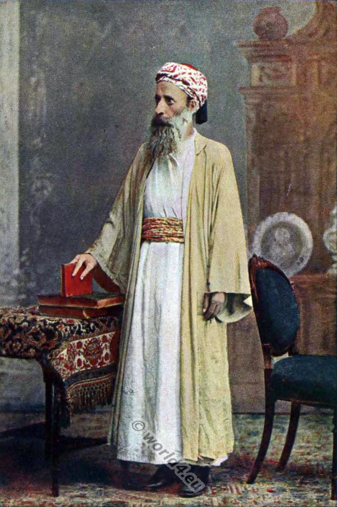 Jewish, Priest, India, 19th, century, costume,