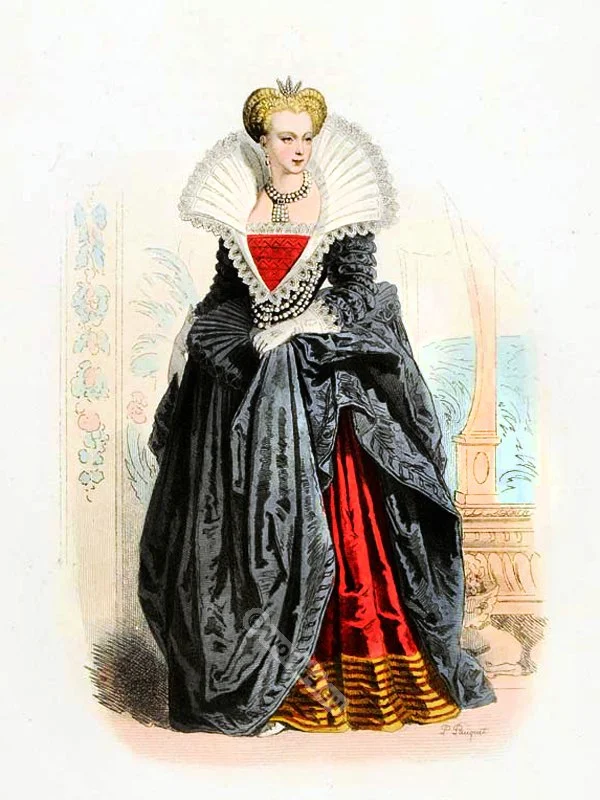 Marguerite, Valois, Margaret, France, Queen, Vertugado