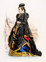 Lady of the French Court in Spanish fashion 1579. 