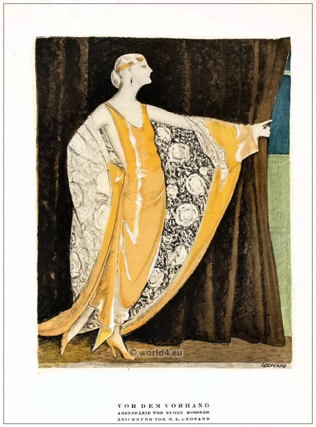 Eugene Mossner, Art deco, costume, STYL, Fashion, Magazine, Germany,
