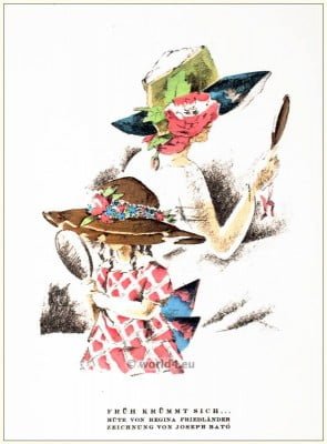Regina Friedländer, Friedlaender, german, fashion, design, berlin, 1920s, Joseph Bato