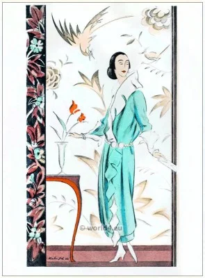 Art deco sheath dress. STYL Art Déco Fashion Magazine. 1920s. Roaring twenties fashion. Gibson Girls clothing.