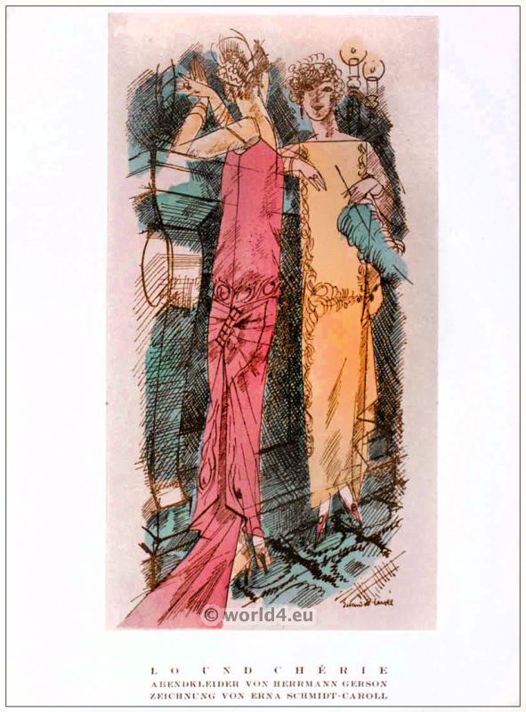 Lo and Chérie. Evening Dresses by Herrmann Gerson.