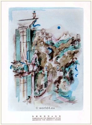 Art deco Park by Herrmann Rothe. STYL, Art Déco Fashion Magazine.